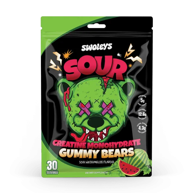 Swoleys Creatine Monohydrate Gummy Bears - Watermelon