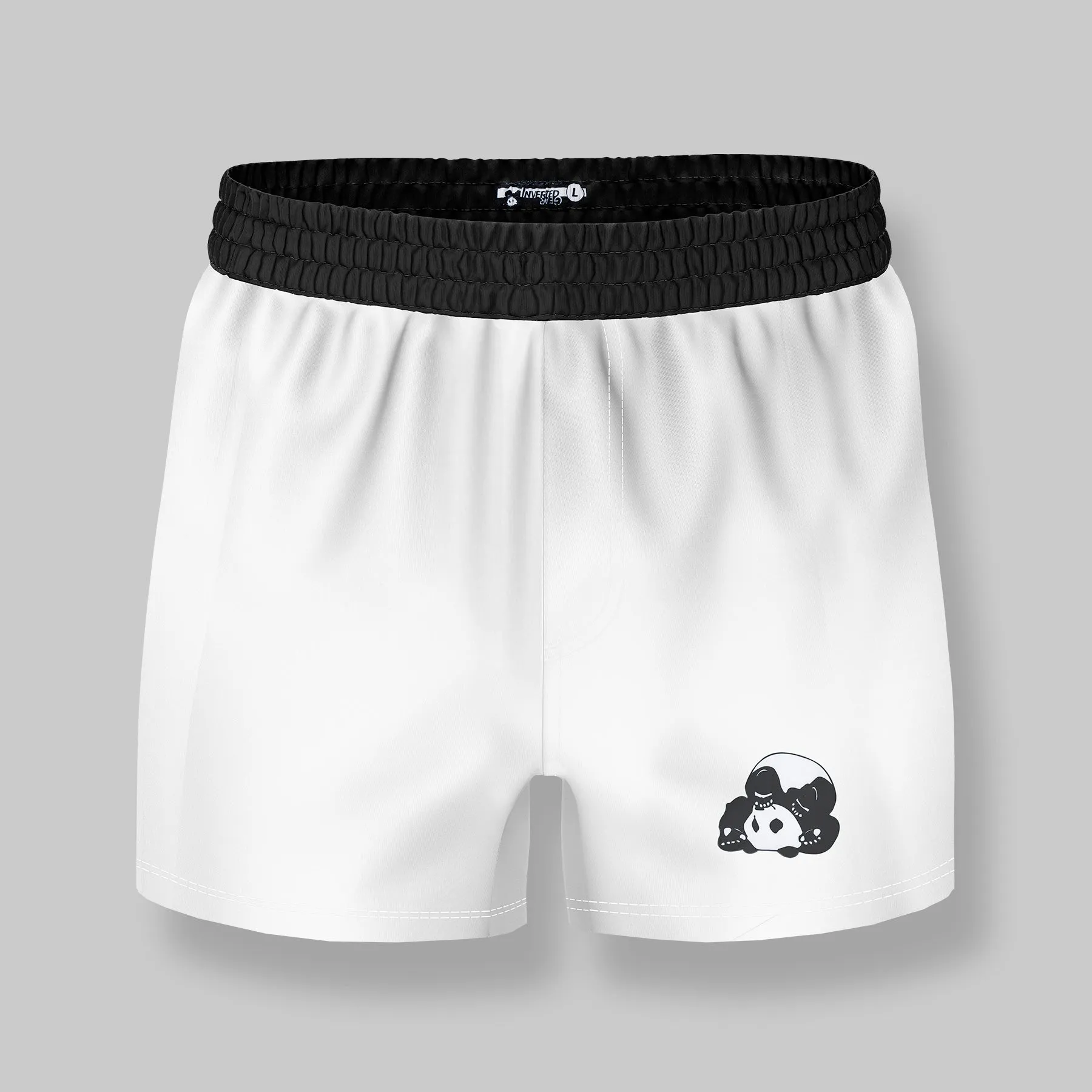 White Layered No-Gi BJJ Shorts