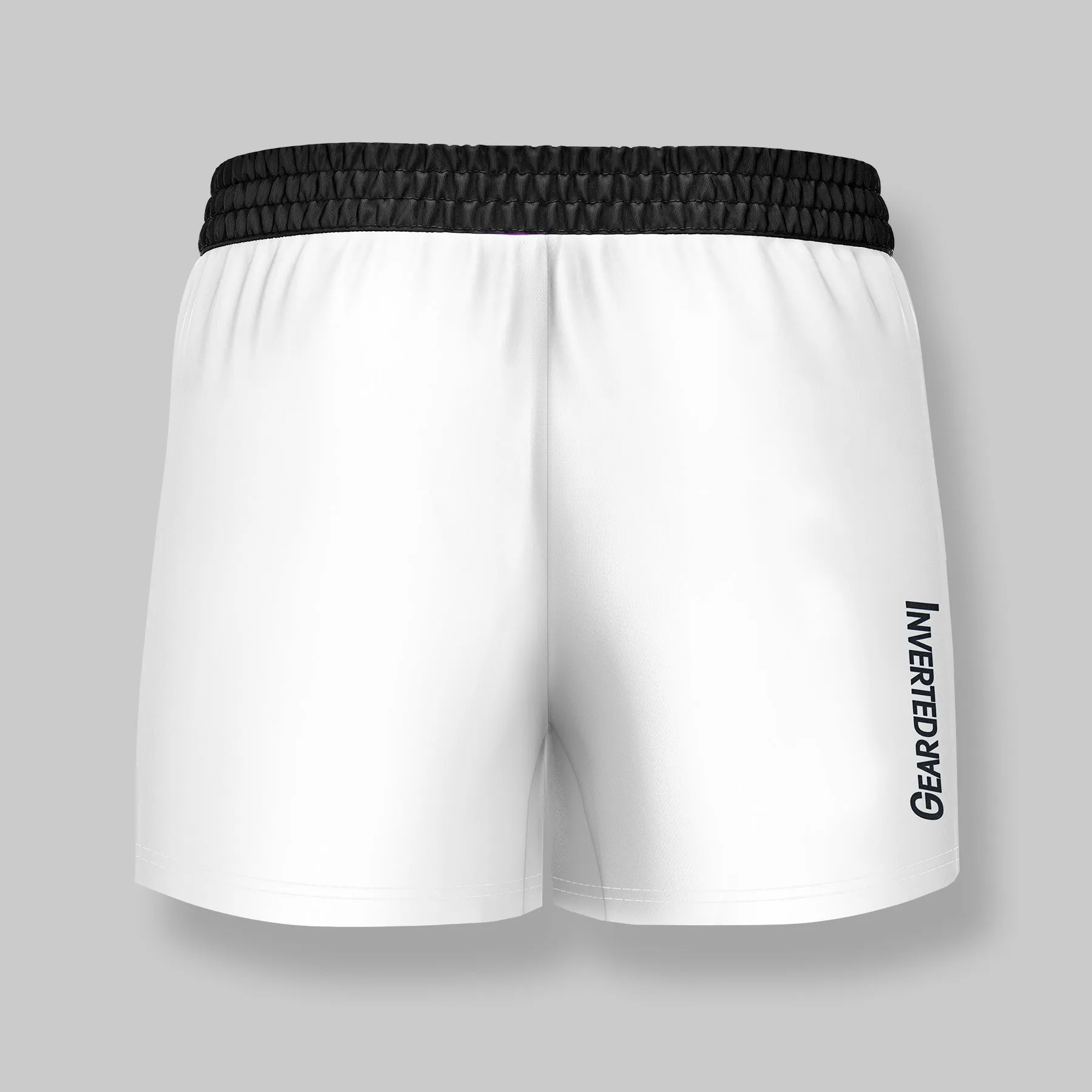 White Layered No-Gi BJJ Shorts