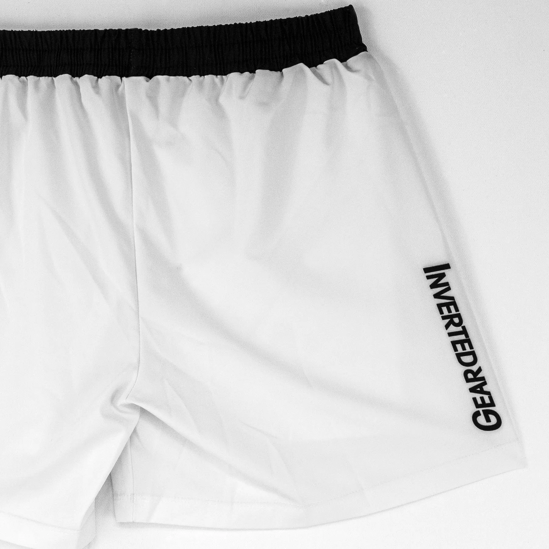 White Layered No-Gi BJJ Shorts