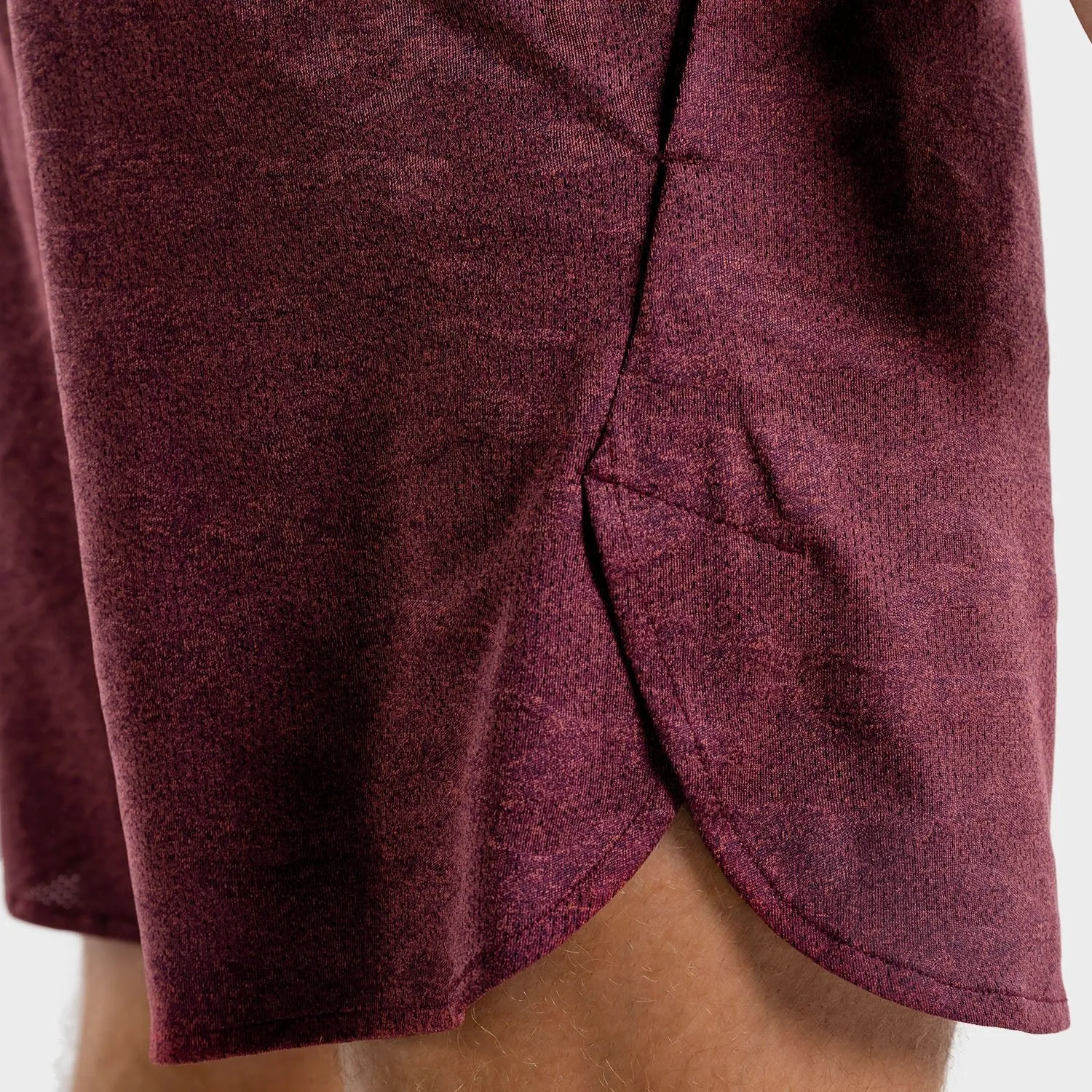 Wolf Shorts - Burgundy