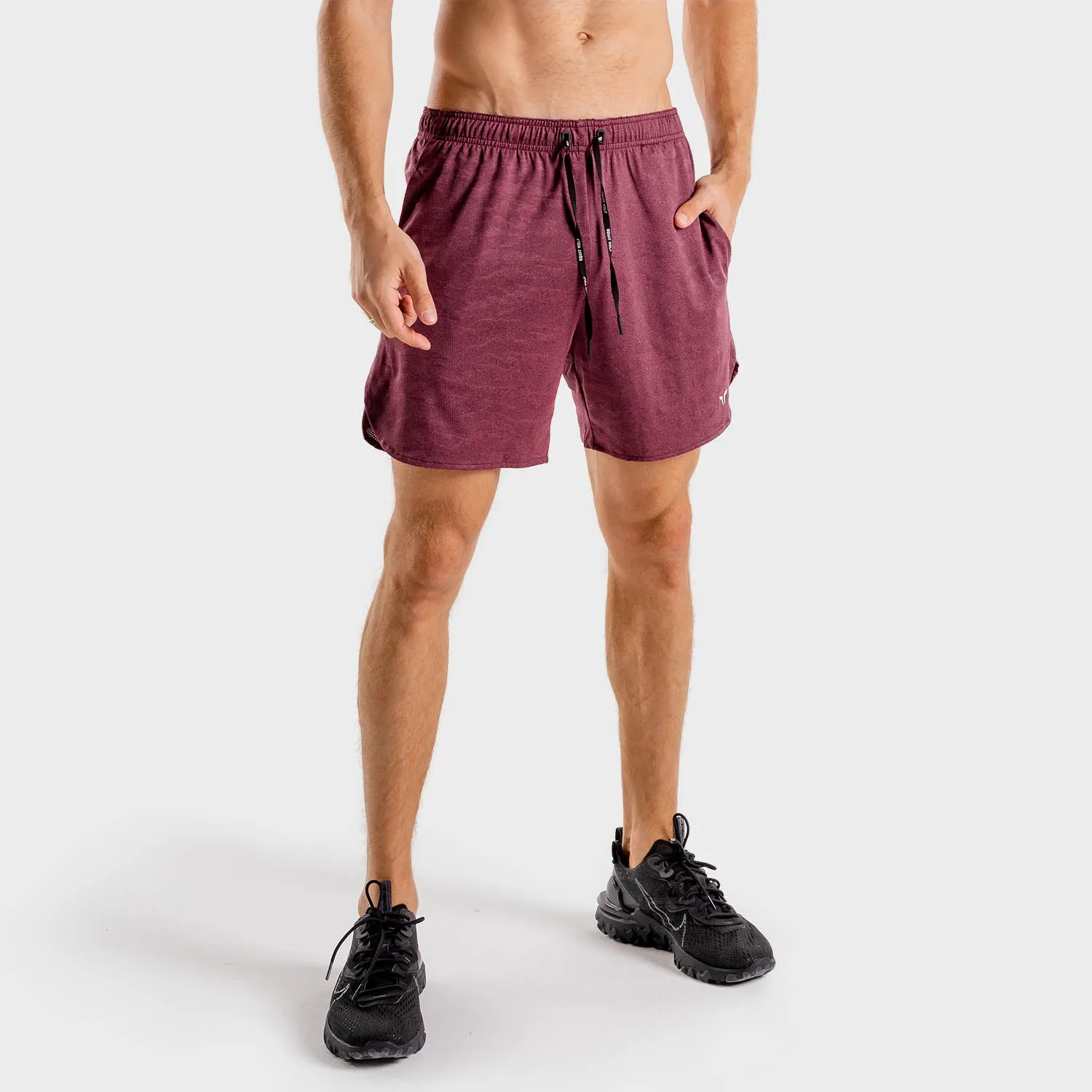 Wolf Shorts - Burgundy