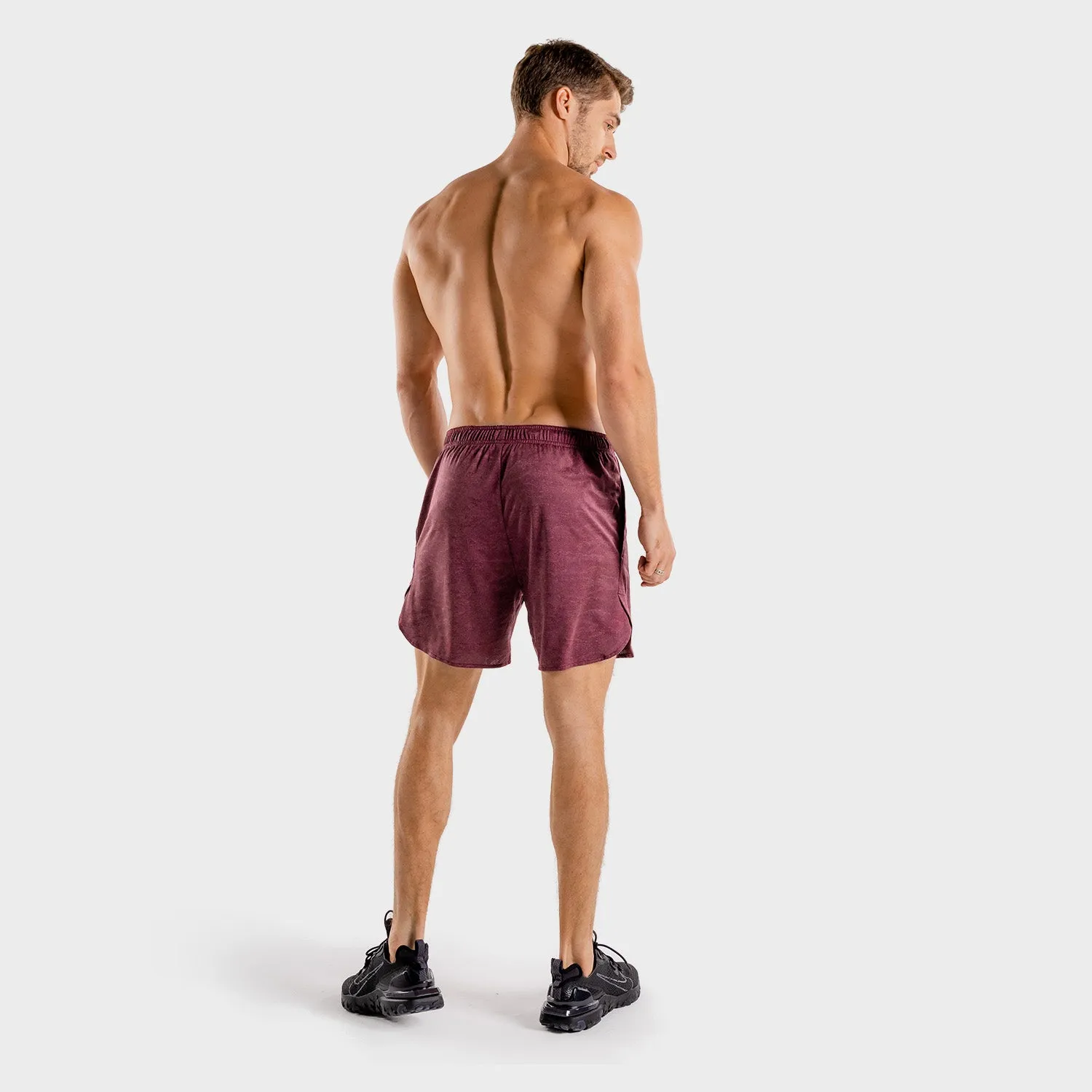 Wolf Shorts - Burgundy