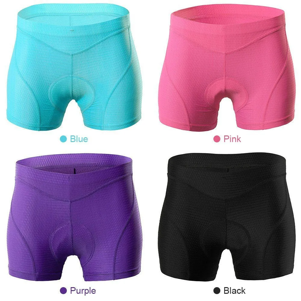 Women Bike Underwear 3D Padded MTB Bicycle Cycling Biking Underwear Shorts