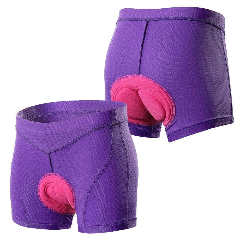 Women Bike Underwear 3D Padded MTB Bicycle Cycling Biking Underwear Shorts