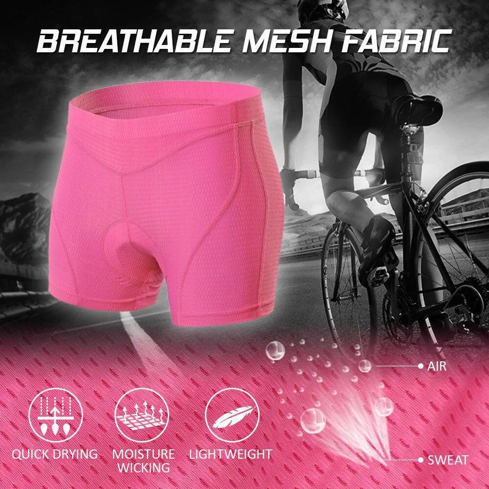 Women Bike Underwear 3D Padded MTB Bicycle Cycling Biking Underwear Shorts