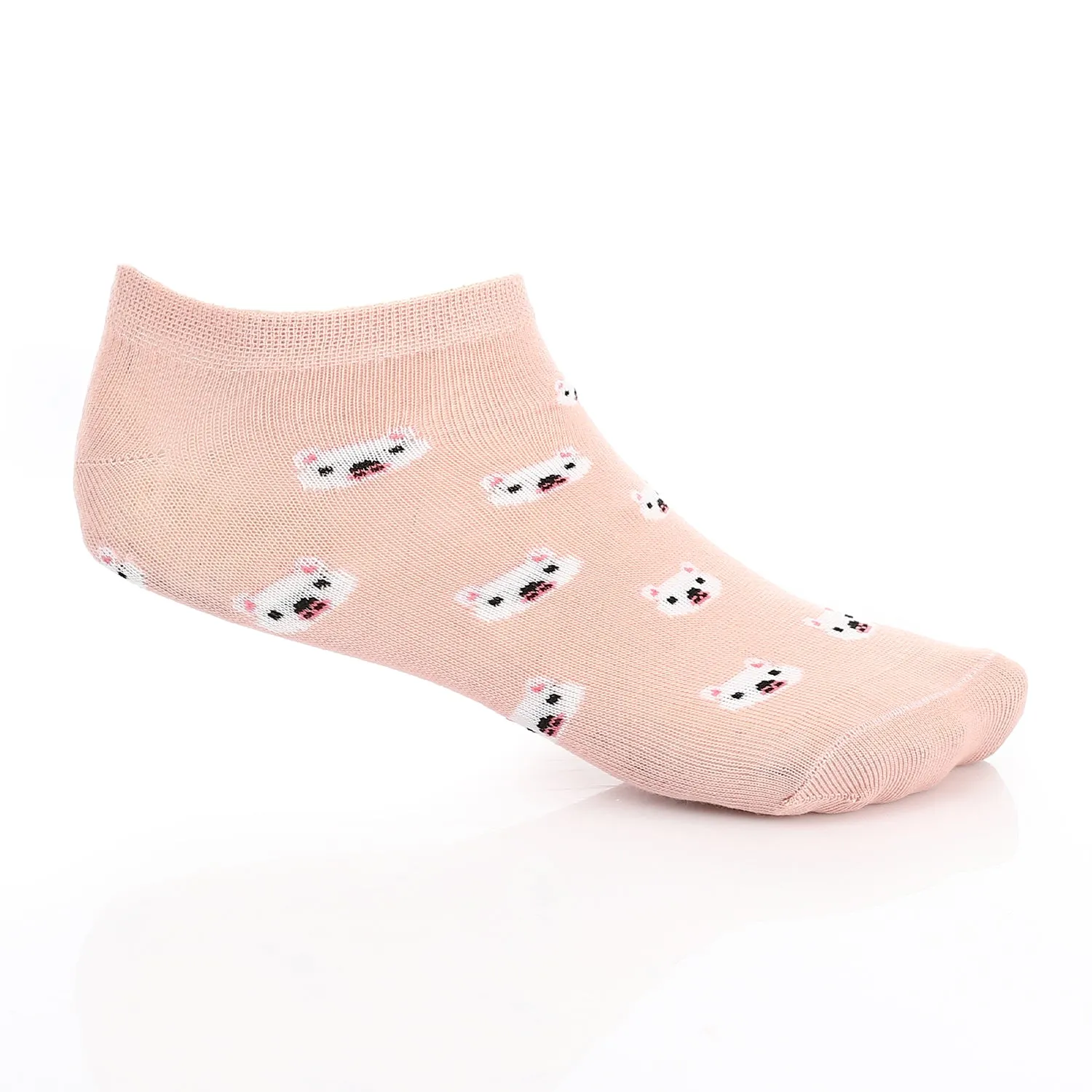 Women Socket Socks with Printed-Kashmir